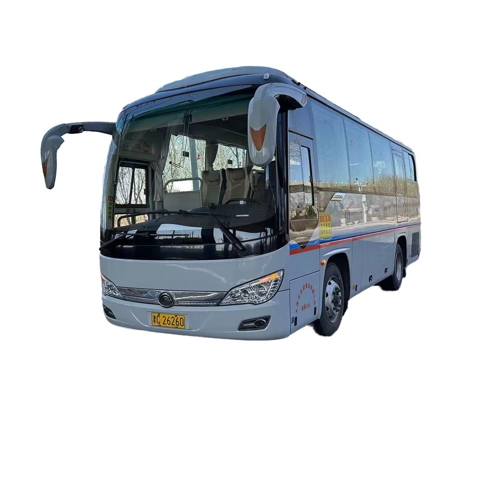 Used 30-Seater Coach Tour Bus for Sale Diesel Fuel Manual Transmission Euro 4 Emission Standard